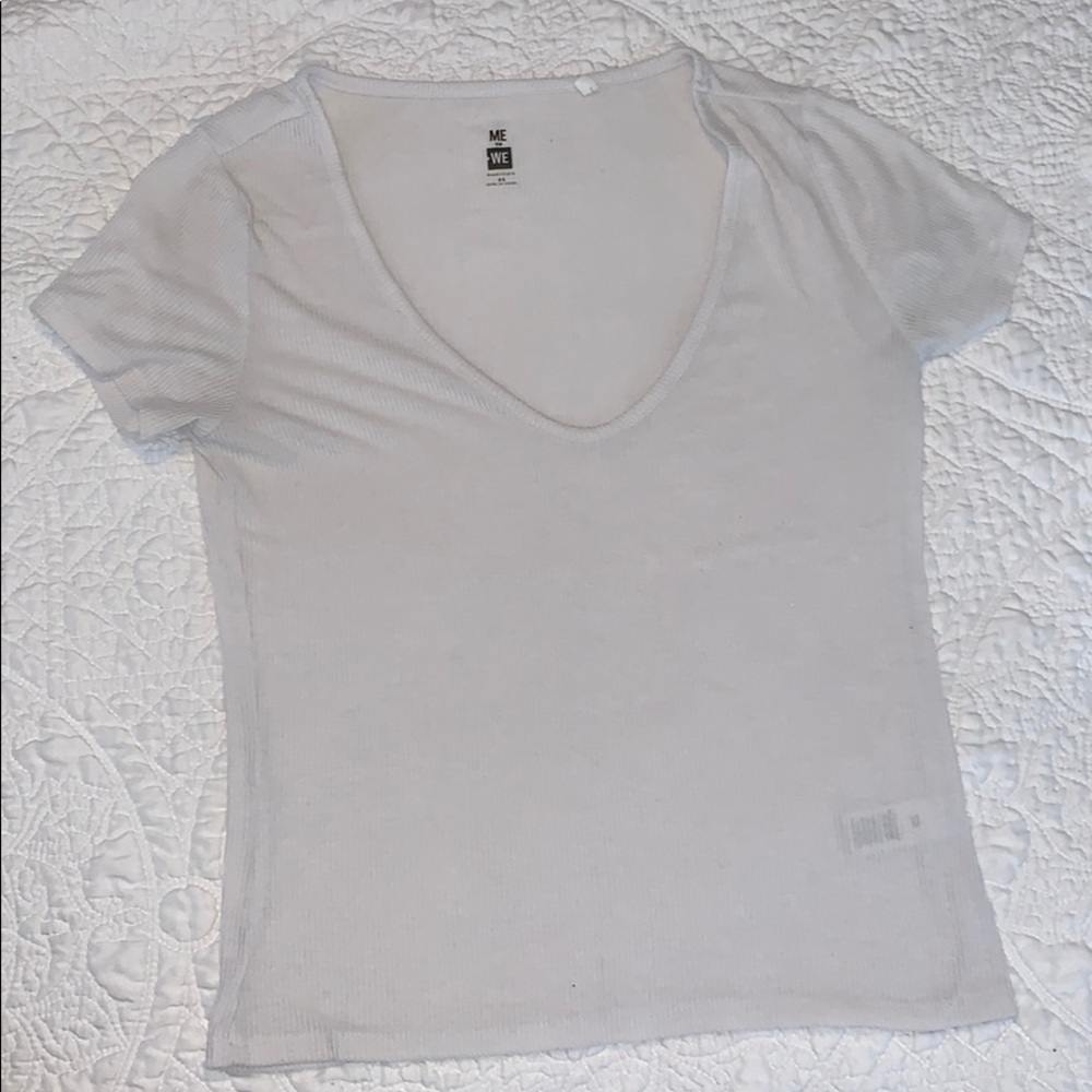 White shirt sleeve